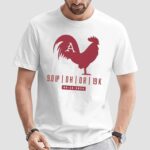 Gage Wood Arkansas Razorbacks Rooster No-hitter T Shirt