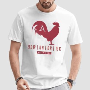 Gage Wood Arkansas Razorbacks Rooster No-hitter T Shirt