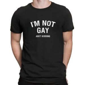 Papa Meat Im Not Gay Just Kidding Vintage T Shirt