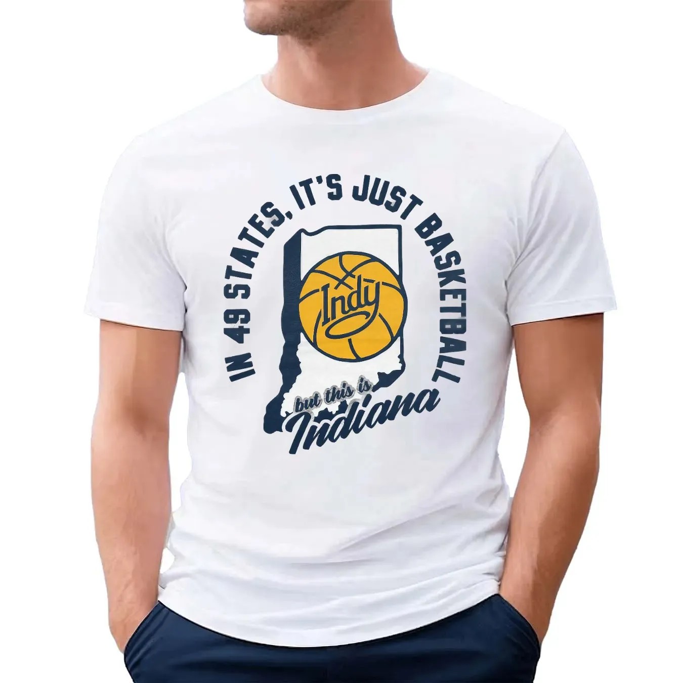 In 49 States It's Just Basketball But This Is Indiana Pacers T Shirt