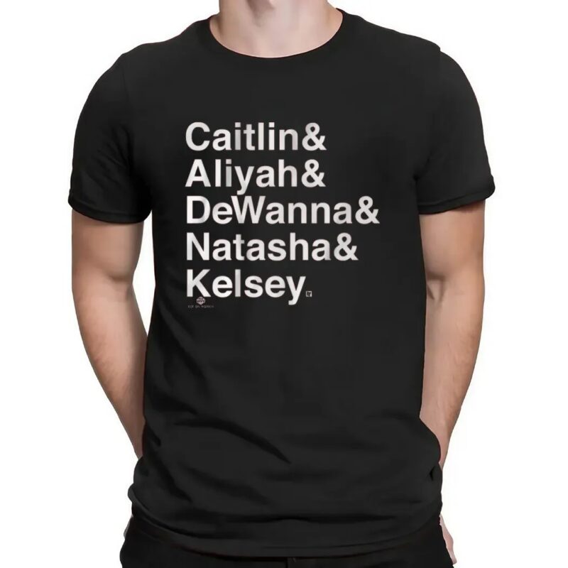 Indiana Fever WBB Ampersand Stars 2025 Players T Shirt