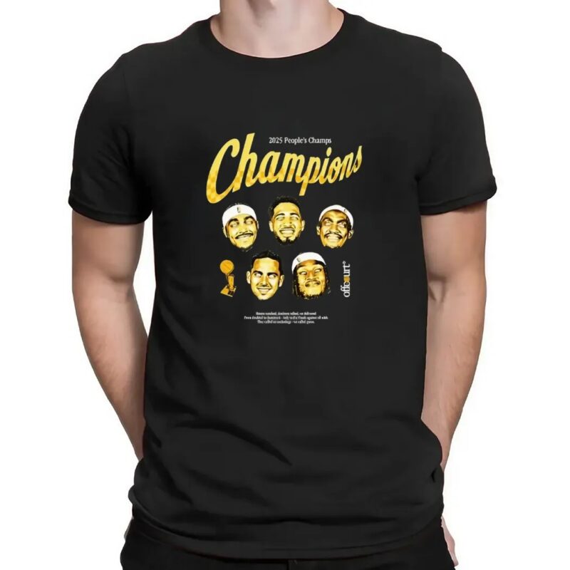 Indiana Pacer 2025 People’s Champs Champions players head t shirt