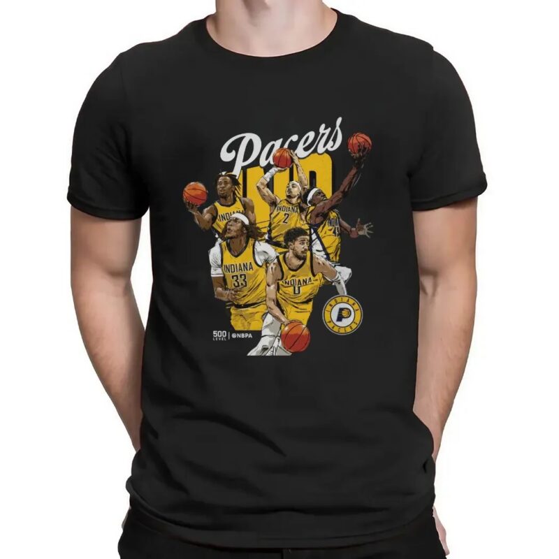 Indiana Pacers Starting 5 Player NBA Finals Game T Shirt