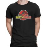 Dinosaur Rez World Jurassic Park Logo Parody T Shirt