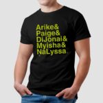 Dallas Wings Ampersand Stars 2025 T Shirt