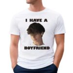 I Have A Boyfriend Customized Couple T Shirt
