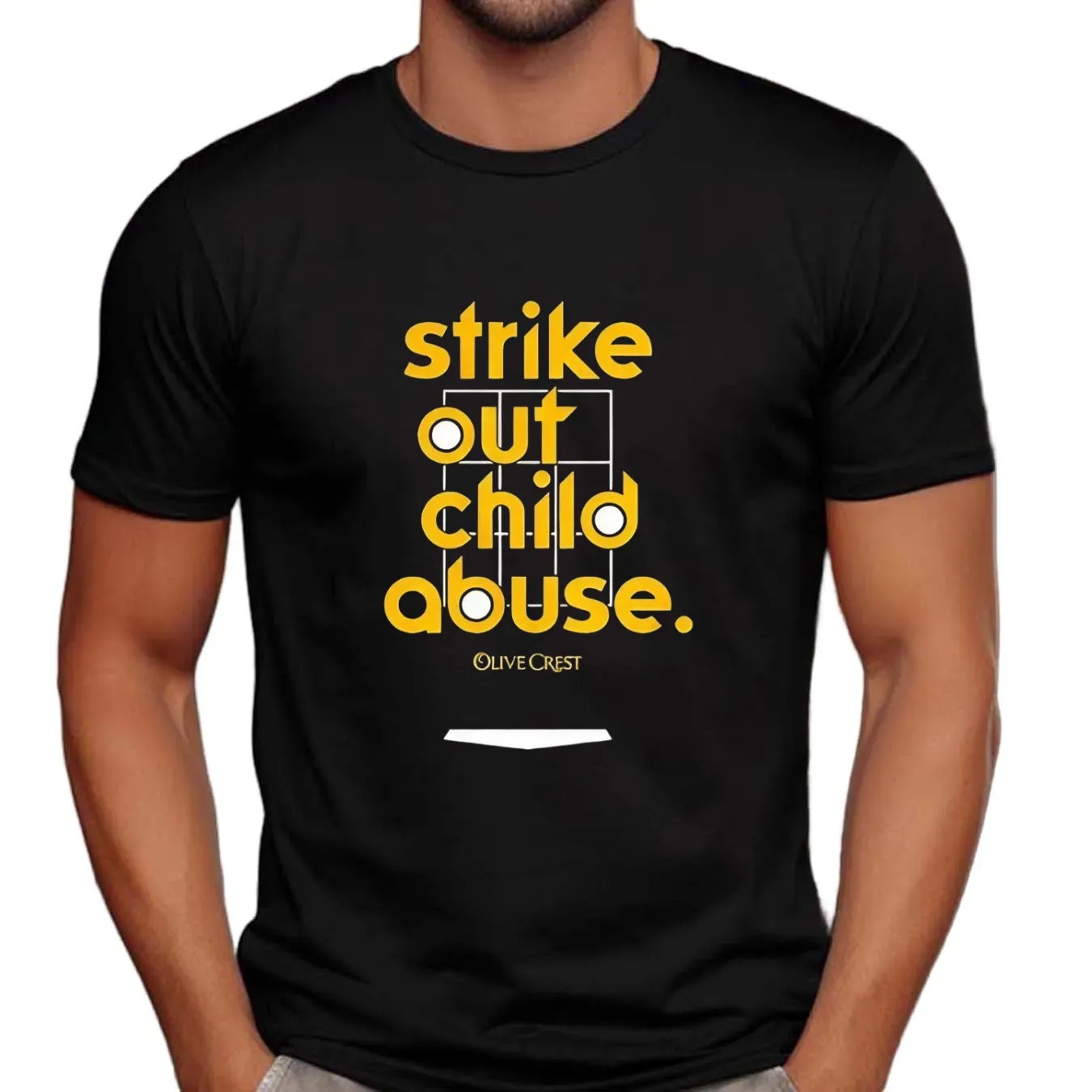 Jason Adam San Diego Padres Wearing Strike Out Child Abuse Olive Crest T Shirt