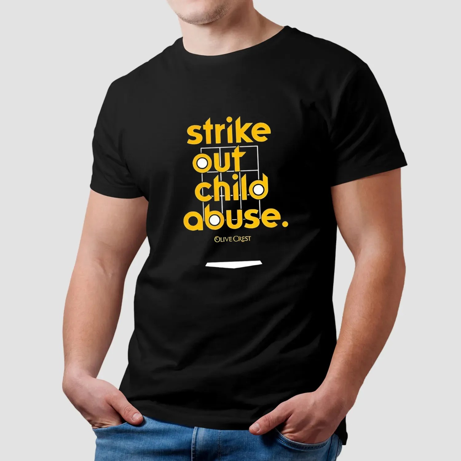Jason Adam San Diego Padres Wearing Strike Out Child Abuse Olive Crest T Shirt