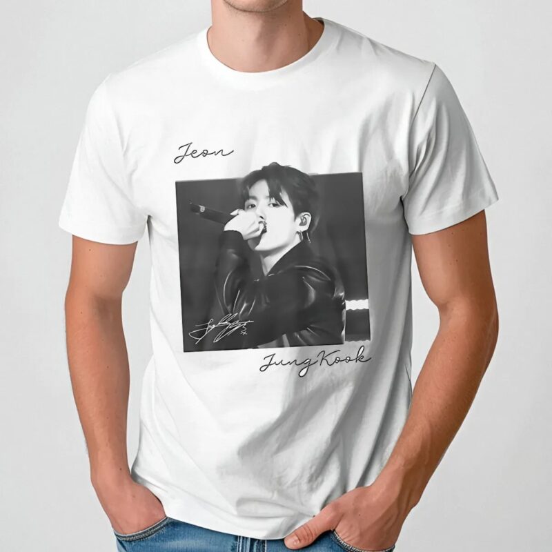 Jeon Jungkook BTS signature t shirt