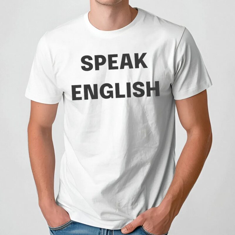 John Rocker Wearing Speak English 2025 T Shirt