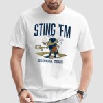 Sting 'Em Georgia Tech Yellow Jackets Baseball T Shirt