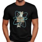 Cat in quantum superposition shirt