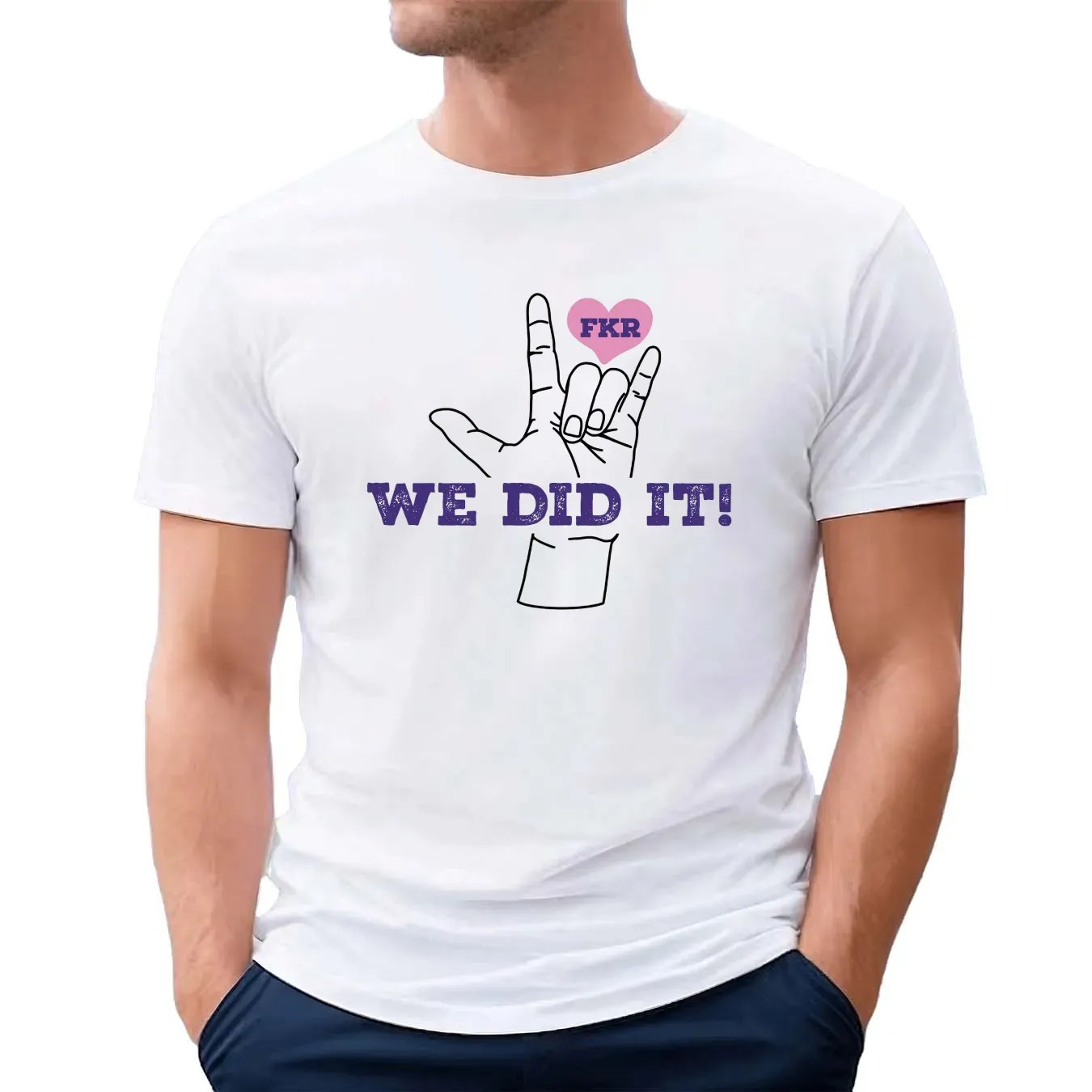 Karen Read Is Free We Did It I Love You Hand Sign T Shirt