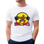 Buf-ee's Muscle Beaver Weightlifting Buc-ee's Parody T Shirt