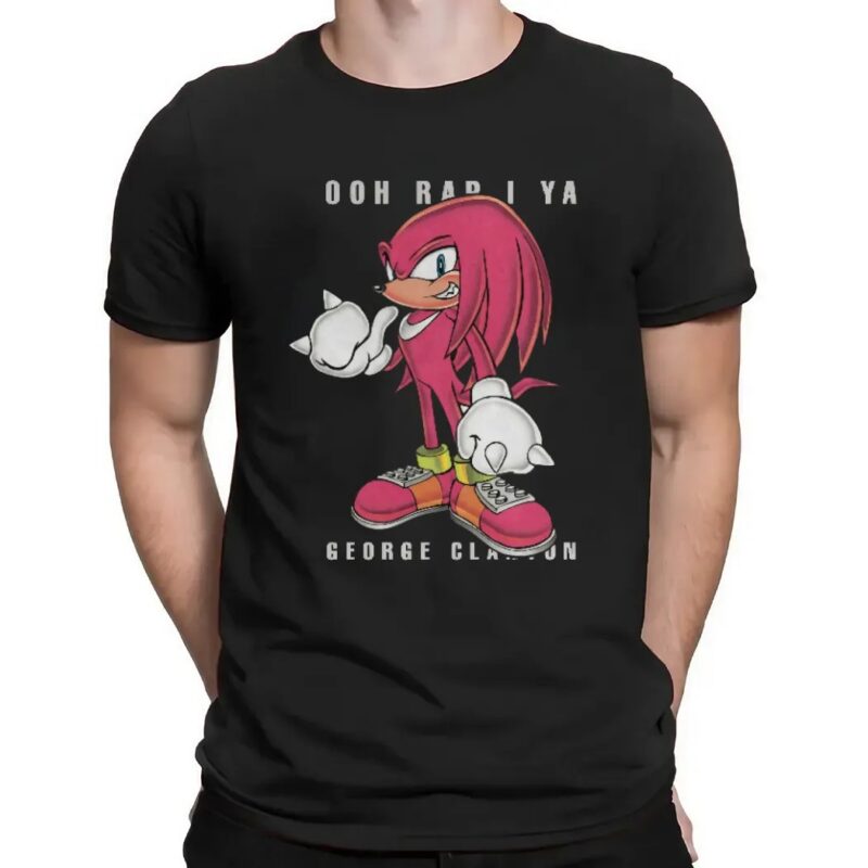 Knuckles The Echidna Ooh Rap I Ya George Clanton Red Sonic Tour T Shirt