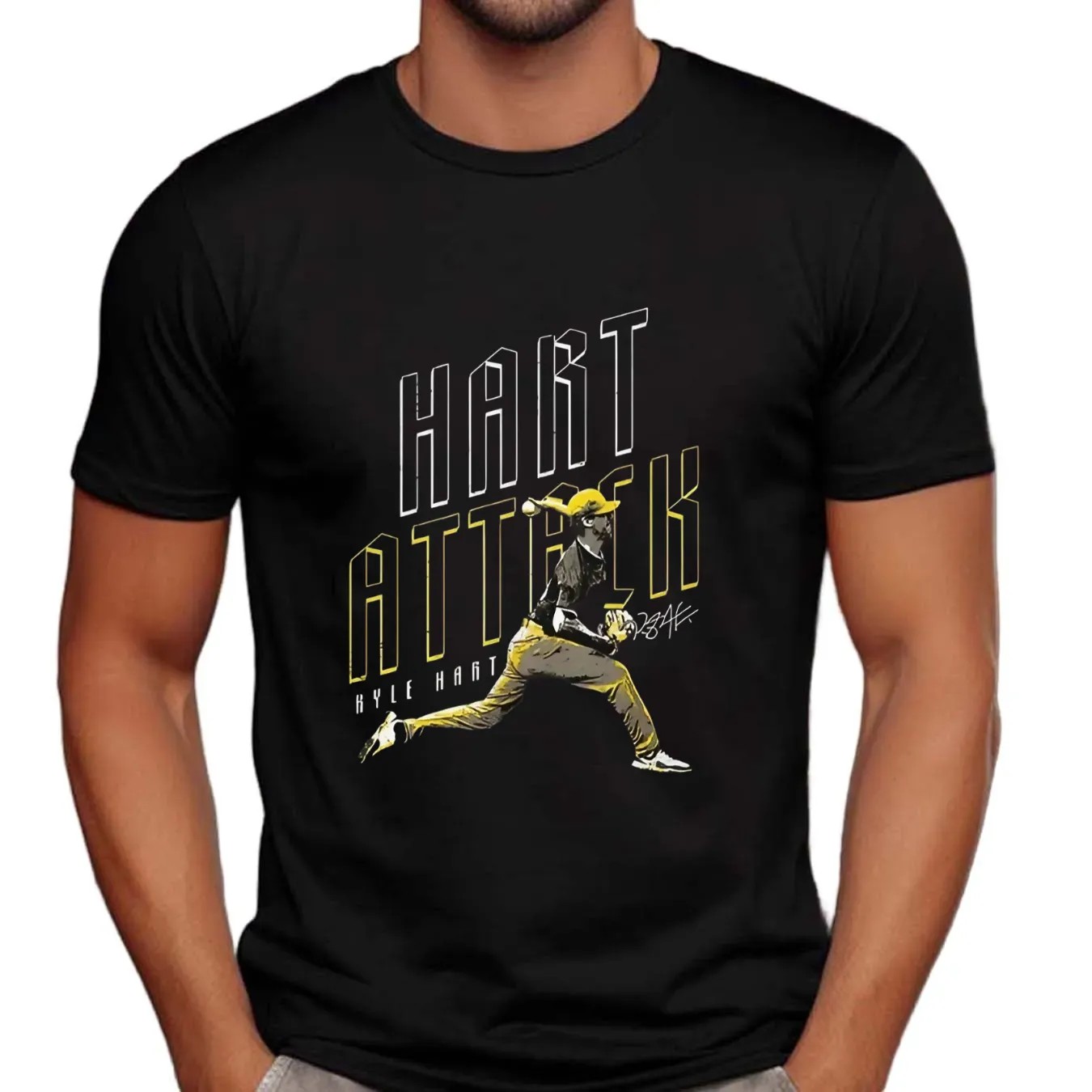 Kyle Hart San Diego Padres MLB baseball hart attack t shirt