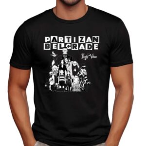 Partizan Belgrade The Addams Family Family Values Fan T Shirt