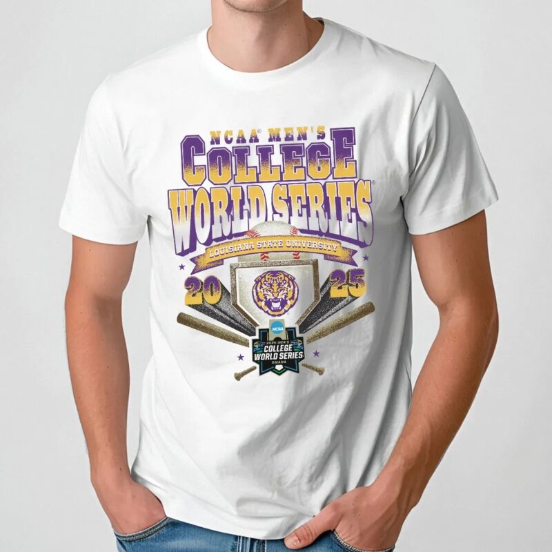 LSU Baseball NCAA Men's College World Series 2025 T Shirt