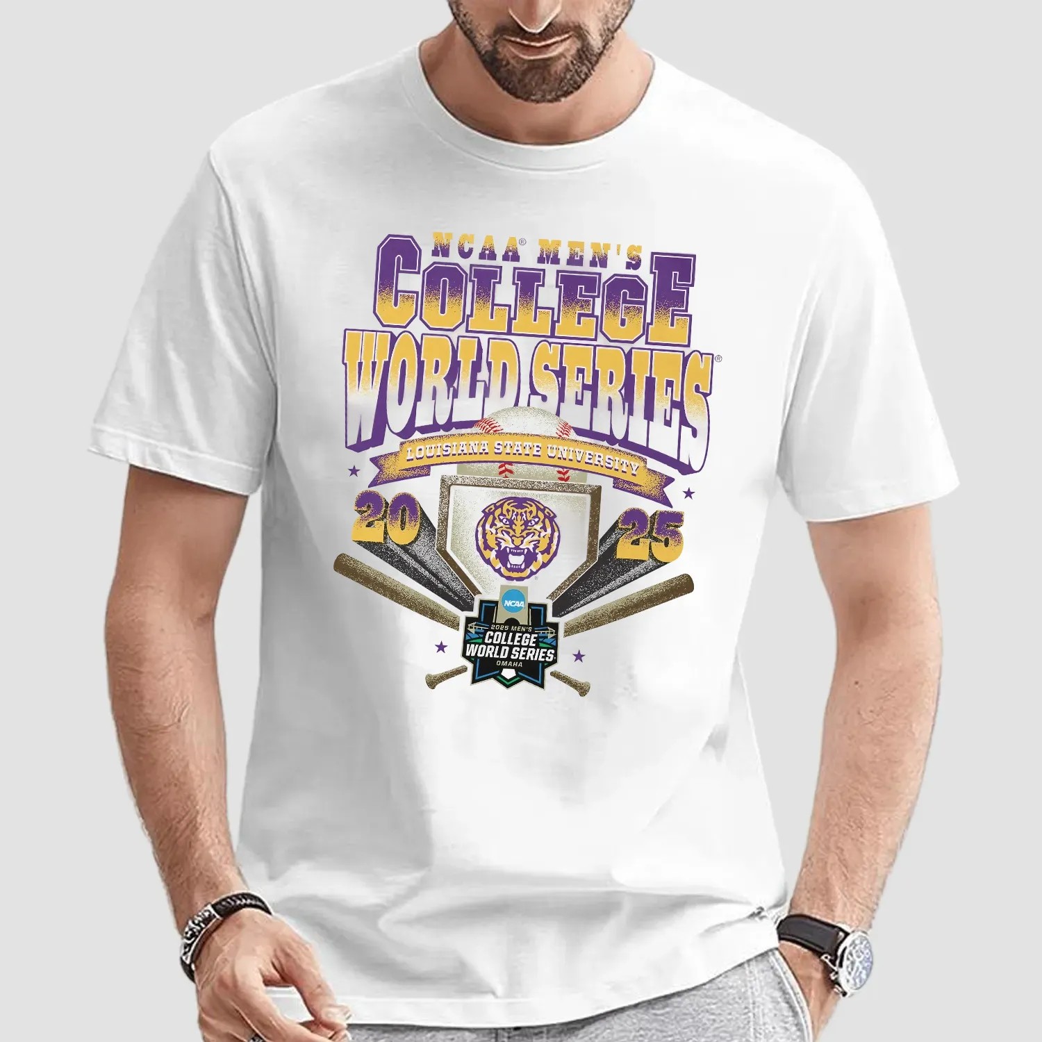 LSU Baseball NCAA Men's College World Series 2025 T Shirt