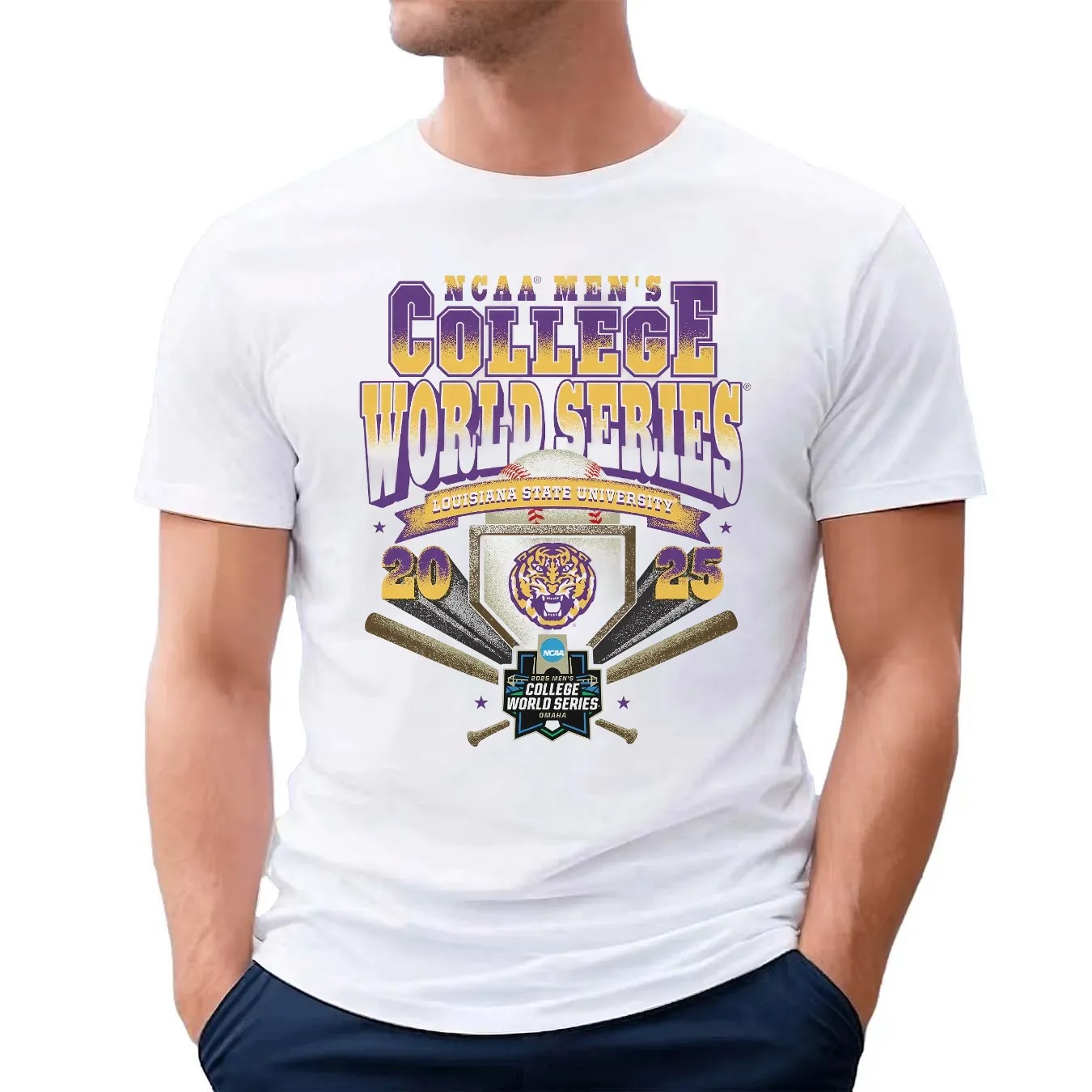 LSU Baseball NCAA Men's College World Series 2025 T Shirt