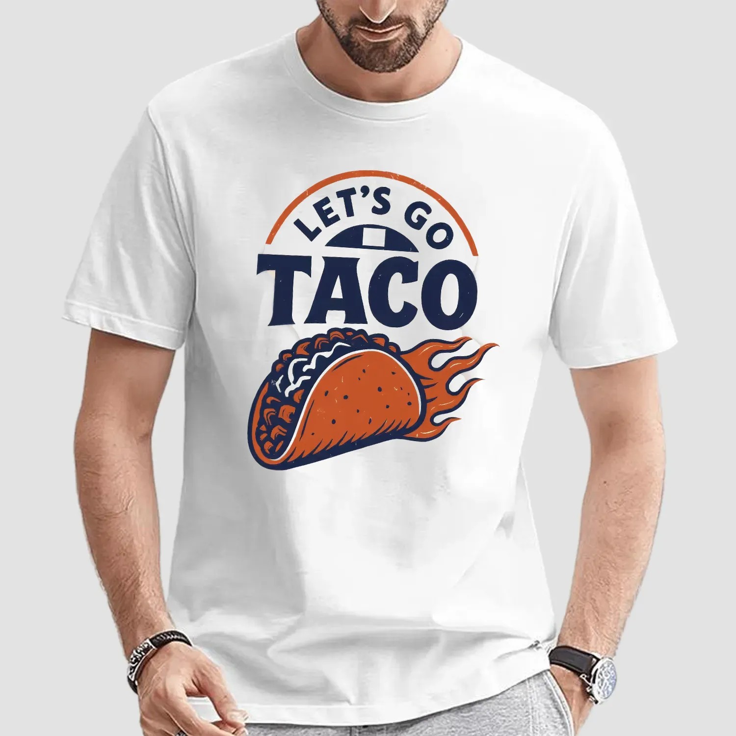 Let's Go Taco Trump Retro Vintage T Shirt