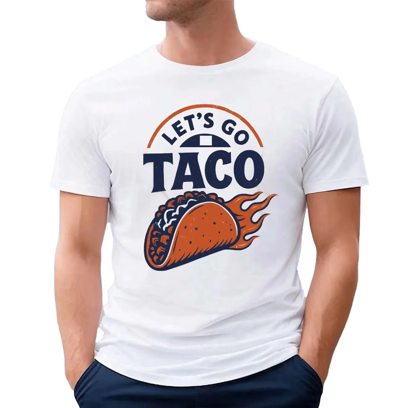Let's Go Taco Trump Retro Vintage T Shirt