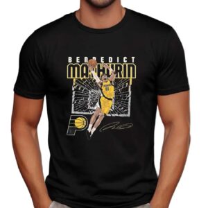 Bennedict Mathurin Indiana Pacers Shattered T Shirt