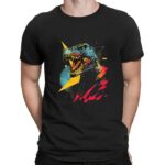 Synthwave Tyrannosaurus Rex Synthosaurus Rex t shirt