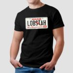 Maine Lobstah License Plate T Shirt