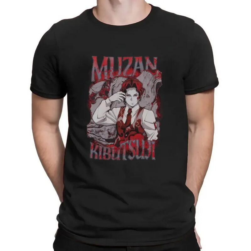 MUZAN KIBUTSUJI Demon Slayer Kimetsu No Yaiba Muzan Smoke T Shirt
