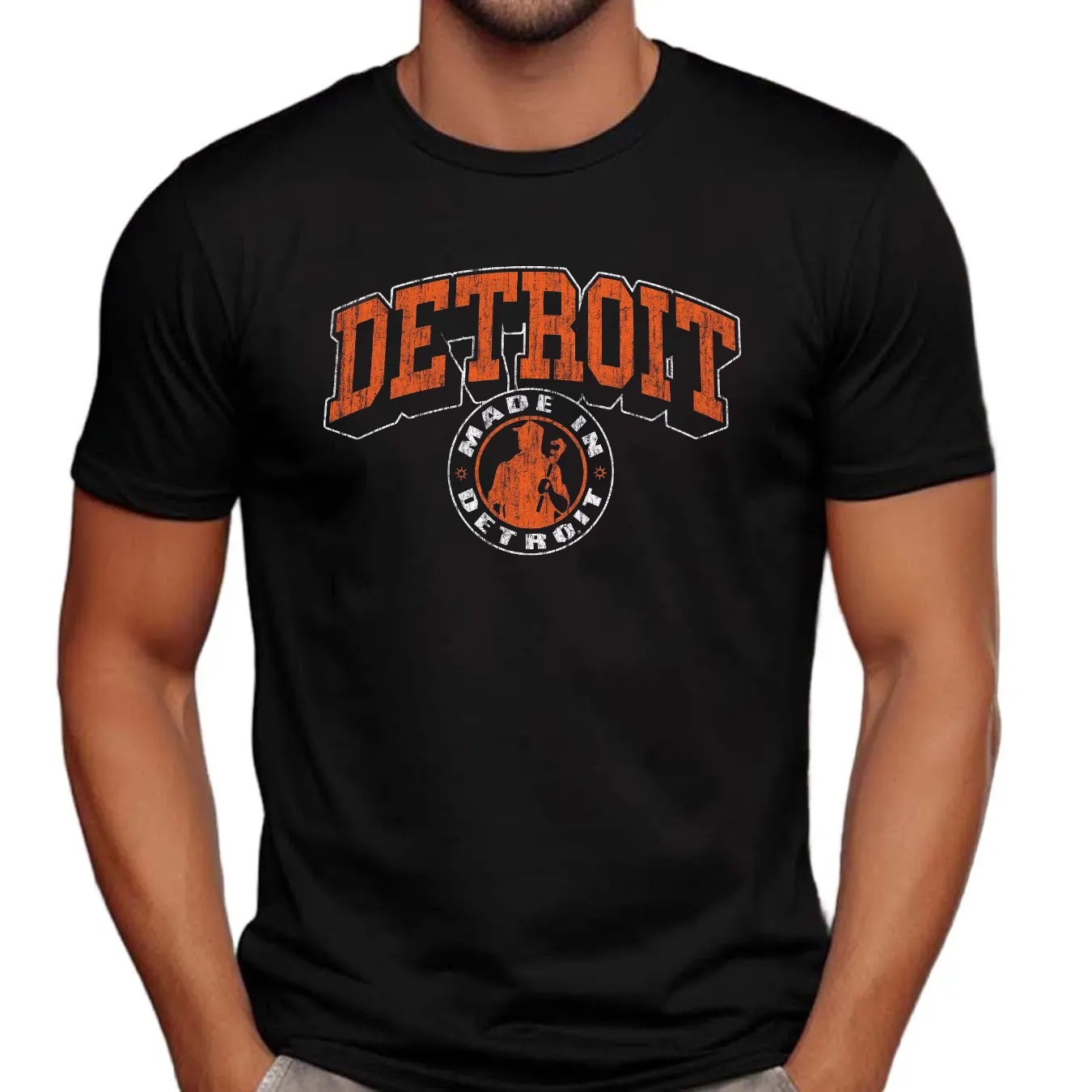 Made in Detroit Vintage Arch Madness T Shirt