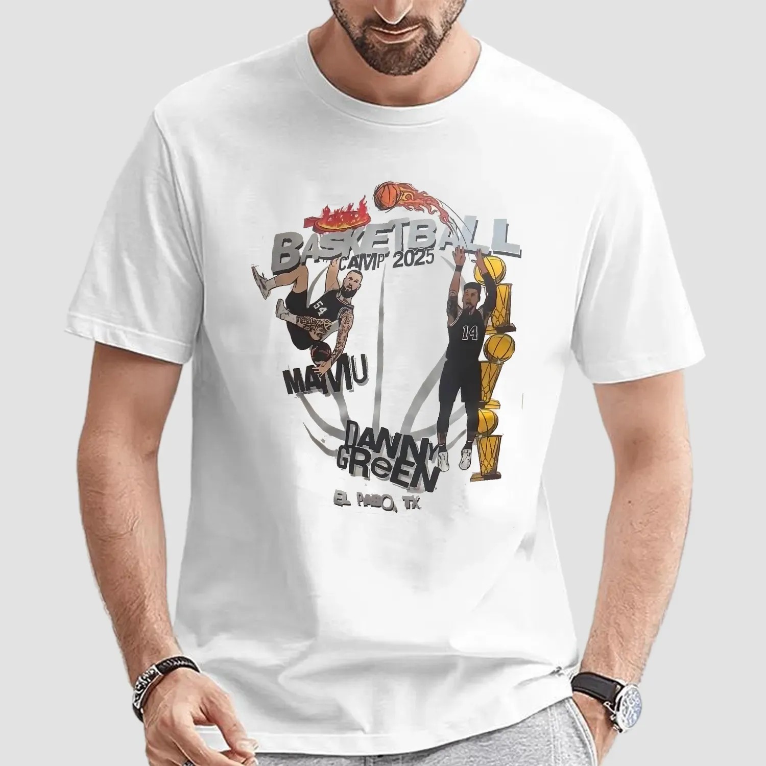 Mamu And Danny Green Basketball Camp 2025 El Pabo Tx T Shirt