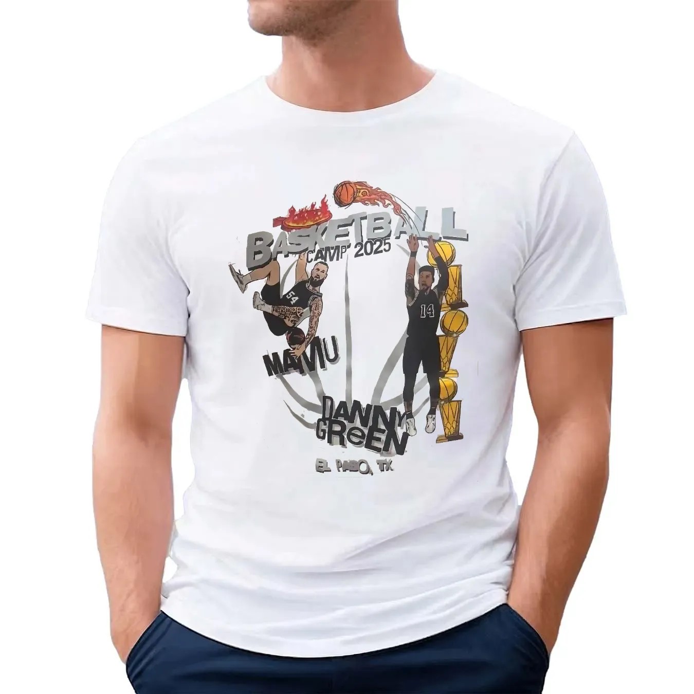 Mamu And Danny Green Basketball Camp 2025 El Pabo Tx T Shirt