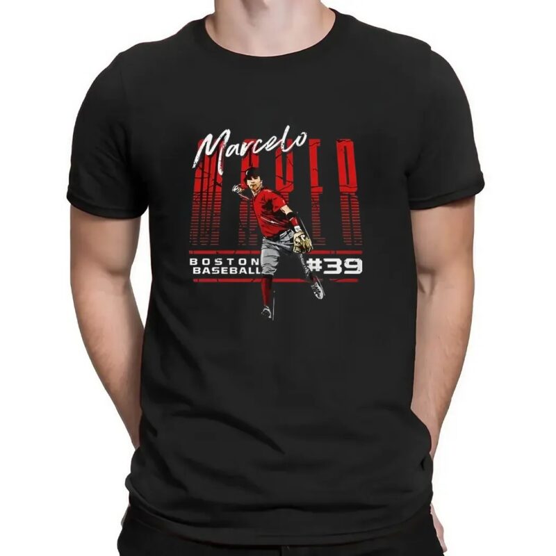 Marcelo Mayer Boston Red Sox MLB baseball throw t shirt