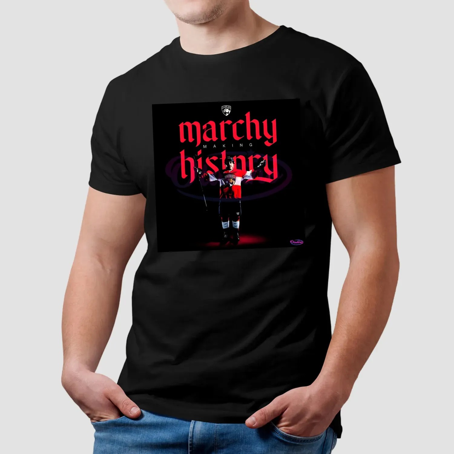 Marchy Making History Florida Panthers Hockey Player T Shirt
