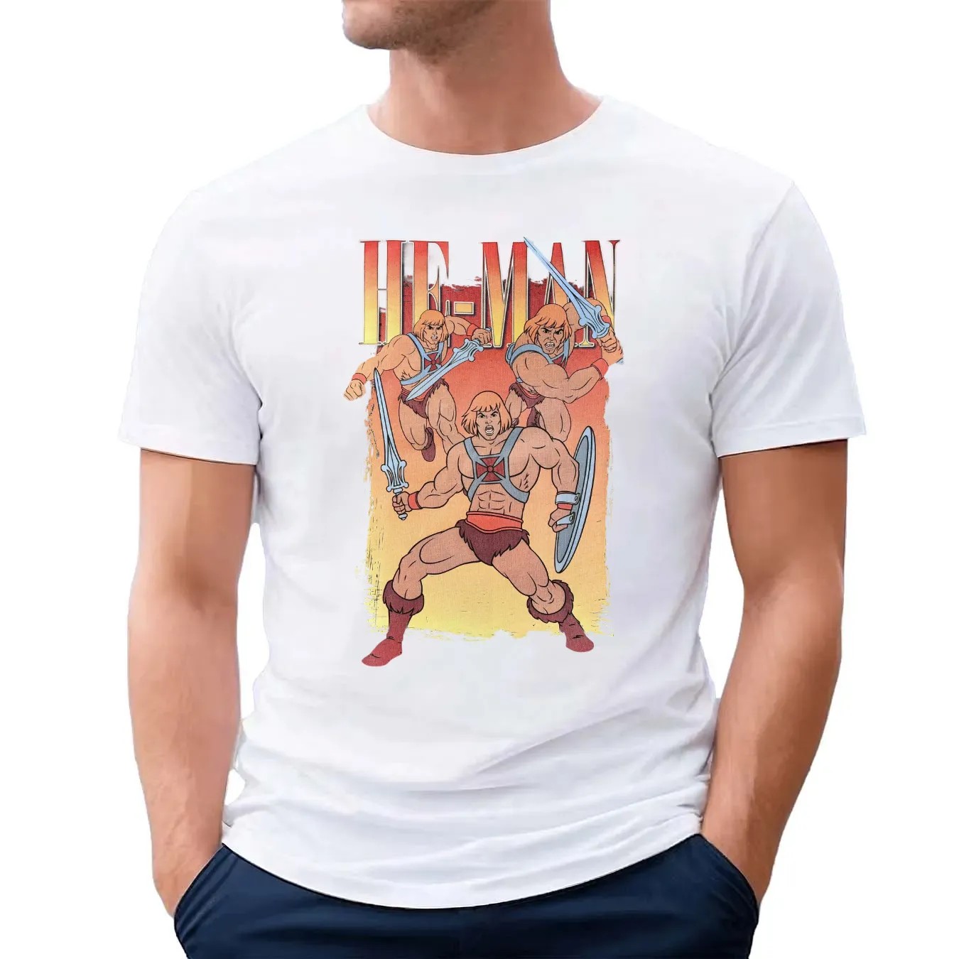 Masters of the Universe He-Man Power Vintage T Shirt