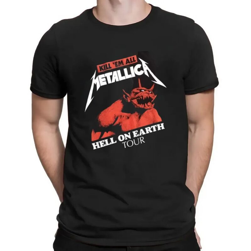 Metallica Kill 'Em All Hell On Earth Tour T Shirt