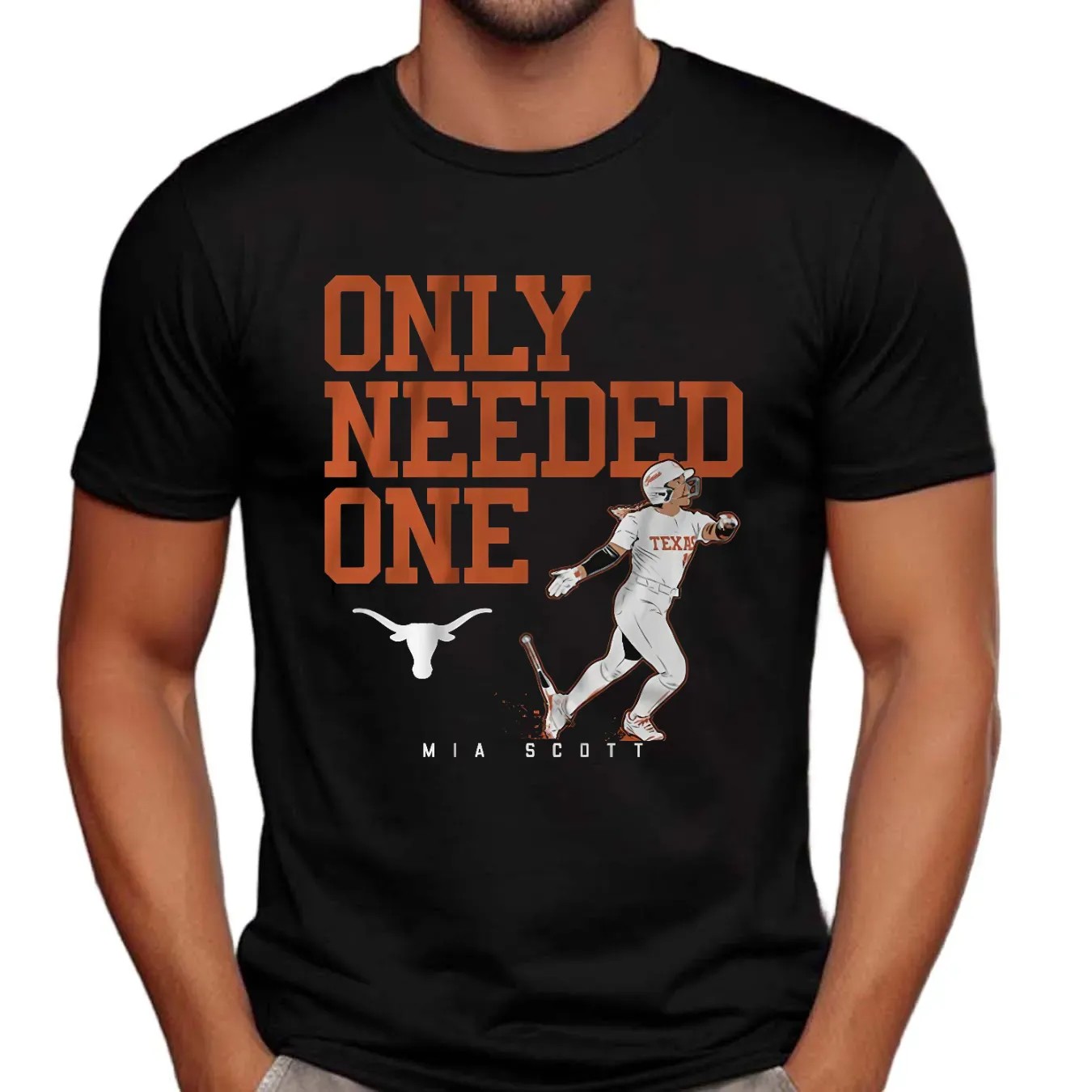 Mia Scott Texas Longhorns Softball Only Needed One T Shirt