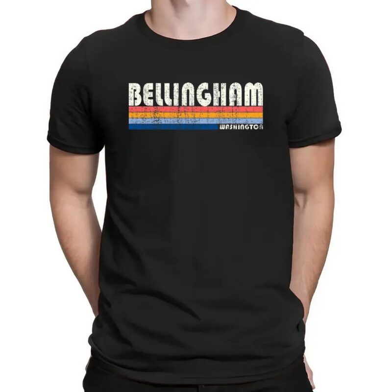Misha Collins Wearing Bellingham Washington Retro T Shirt