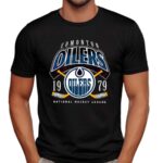 Edmonton Oilers Hockey Locker Room Retro 1979 T Shirt