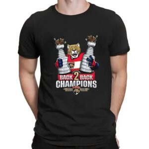 Florida Panthers back to back champions mascot 2024 2025 t shirt