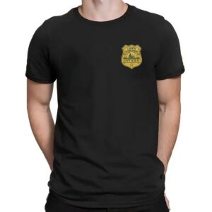 Lawn Enforcement Officer Double Sided T Shirt