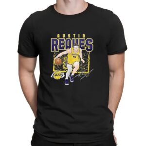 Austin Reaves Los Angeles Lakers shattered t shirt