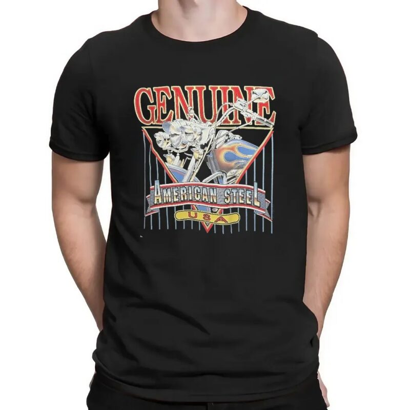 Pale Waves Ciara Doran Wearing Genuine American Steel Usa Motorcycle T Shirt