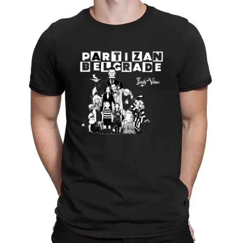 Partizan Belgrade The Addams Family Family Values Fan T Shirt