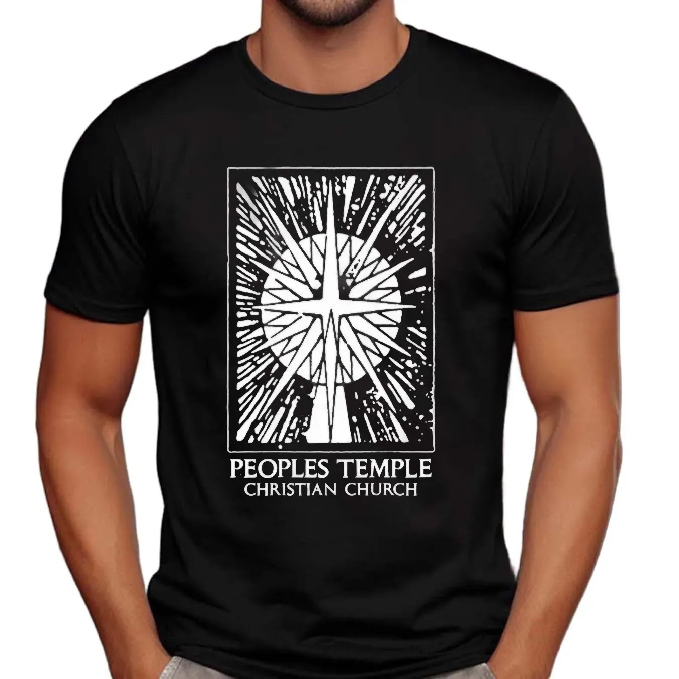 Peoples Temple Christian Church Temple Of The Disciples Of Christ Denominational Brotherhood Jim Jones Pastor Services T Shirt