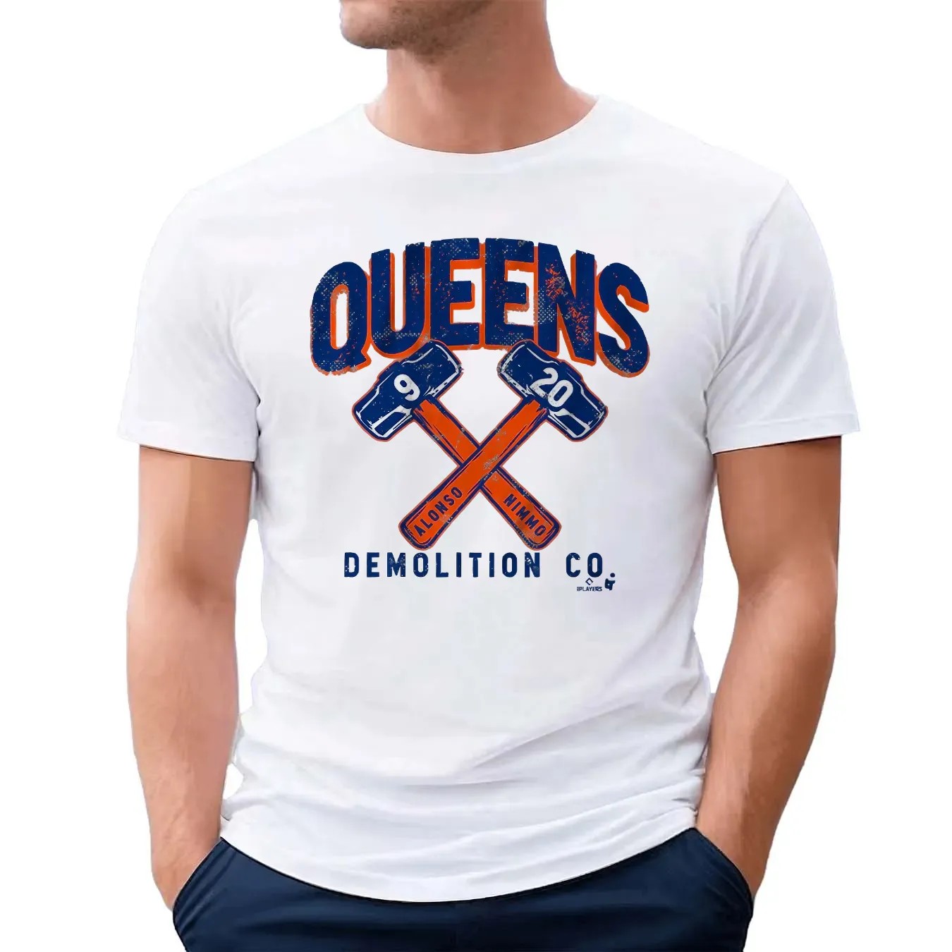 Pete Alonso and Brandon Nimmo Queens Demolition Co T Shirt