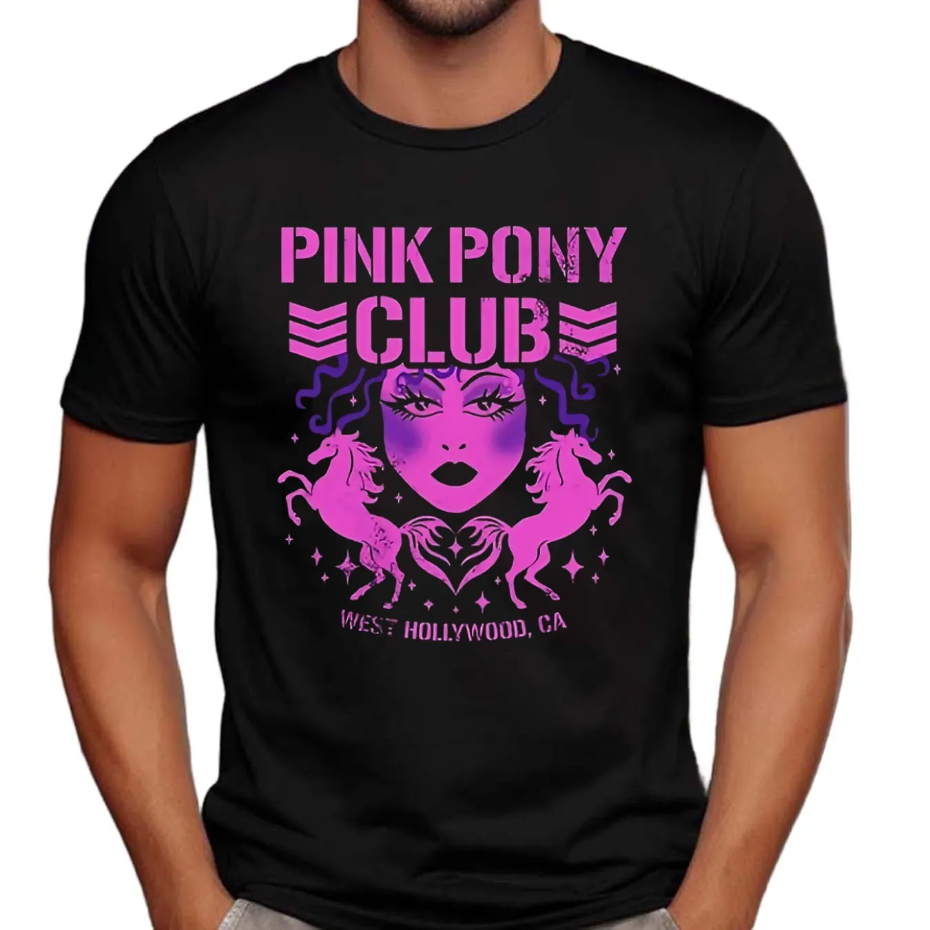 Pink Pony Bullet Club Chappell Roan West Hollywood CA T Shirt