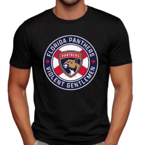 Florida Panthers Violent Gentlement VGHC Circle Logo T Shirt