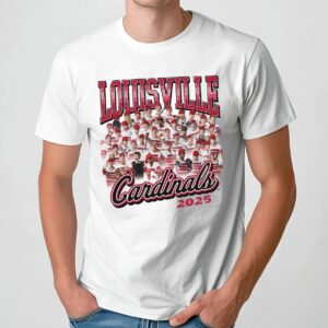 Louisville Cardinals Baseball Team Photo 2025 T Shirt